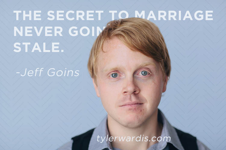 The secret to marriage never going stale.